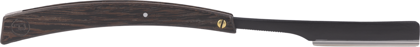 Pony Razor in dark wenge hardwood with carbon black steel